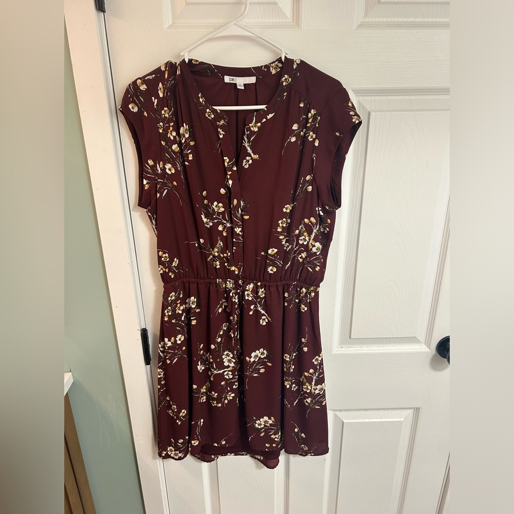 D2R Women’s Maroon Floral dress